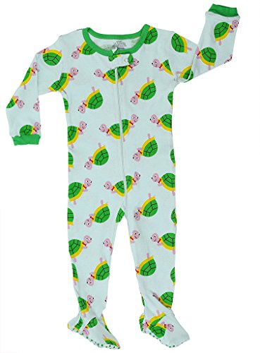 Preisvergleich Produktbild elowel / Schlafanzug / Babys - Kinder / Jungen / Einteiler / Strampler / Design Pyjama / Enganliegend / 100% Baumwolle / Bequem / Größe: 6-12 Monate / Design: Schildkröte / Farbe: Blau