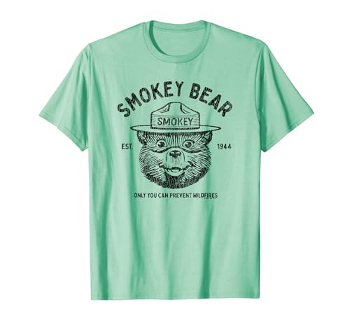 Vintage Smokey Bear Logo Only You Can Prevent Wildfires T�V���c