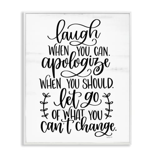 'Inspirational Life Quote Script Calligraphy'| Framed Giclee Art