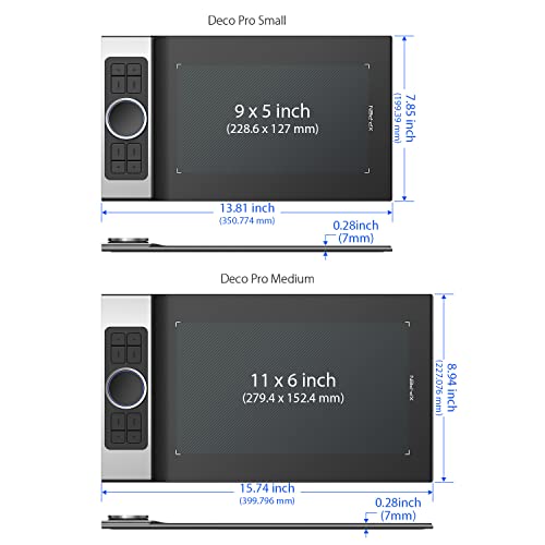 Image of XP-PEN Deco Pro MW Bluetooth Graphics Tablet 11x6 Inches Wireless Drawing Tablets Painting Pen Tablet for Drawing and Remote Learning (Deco Pro MW) Medium