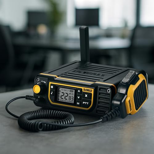 Image of DEWALT DXFRSB6090 FRS Business Radios with Base Station, Pro-Grade 2 Way Radios, 2W, 6 Pack with Gang Charger, DXFRSB6090-BCH6