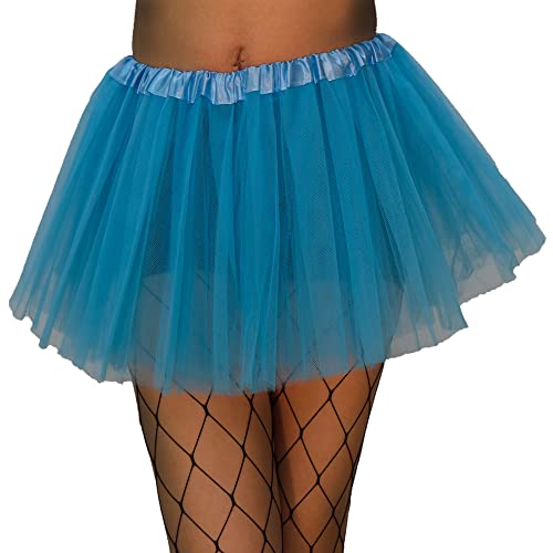 Image of XINXIYAN Tutu for Girls Womens Skirt 5 Layers Mardi Gras Outfit Halloween Costume Dress Party Favor