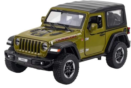 Image of Magicwand 1:32 Scale Die-Cast Rubiicon Wrangller Jeeep【Colors As Per Stock】 with Openable Doors,Music,Lights & Pull Back Action【Pack of 1】