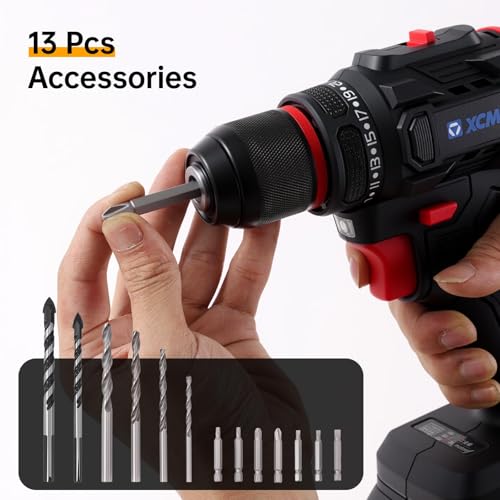 Taladro inalámbrico All Power America 21V 3/8 pulg sin llave miniatura 3