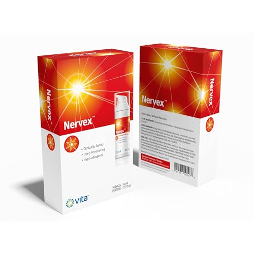 Image of Vita Sciences Nervex Maximum Neuropathy Support, Scientifically Developed for Effective Natural Fast Cream for Feet, Hands, Legs, Toes - Pack of 6