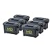 High Desert Plastic Ammo Boxes (6 Pack), Large 11-1/2" x 5-1/8" x 7"