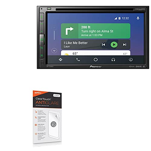 Film protecteur Pioneer AVH-2550NEX anti-éblouissement double pack ClearTouch mat BoxWave