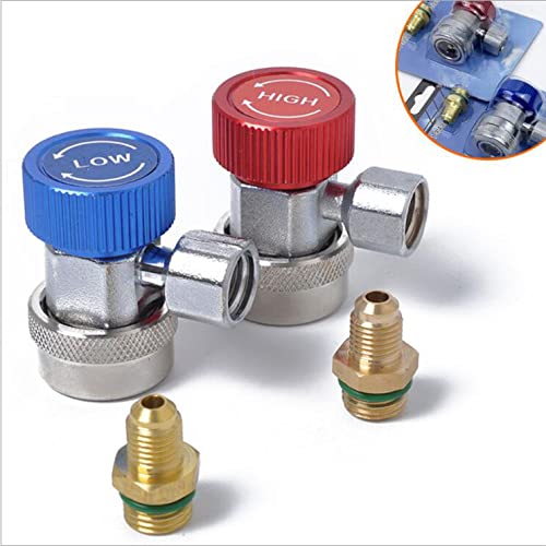 Connettori Attacco Rapido R134A | Per Auto A/C | Accoppiamento Lato Alto/Basso | 1/4" SAE - Foto 8