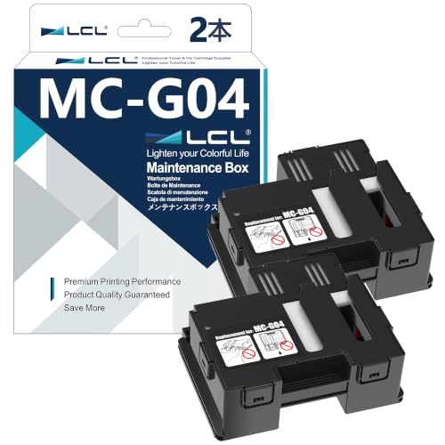 Amazon.co.jp: LCL Canon用 MC-G04 互換メンテナンスボックス (2パック