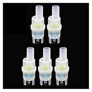 5pcs 1 0ml Vernevelaar cup astma inhaleertoestel for verstuiver machine luchtbevochtiger stoom nebulizador kinderen volwassen kind gezondheidszorg (Color : 5 cups)