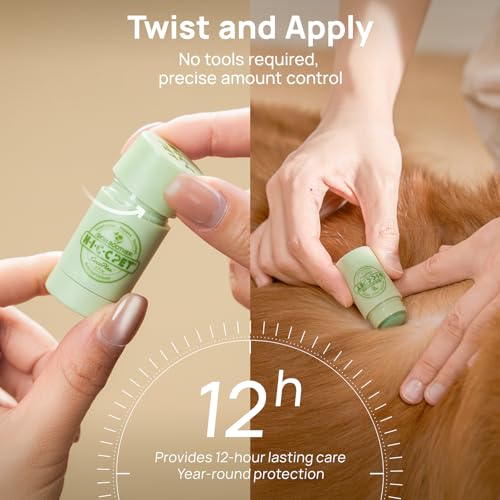 Image of HICC PET Skin Moisturizing Balm for Dogs & Cats | Gentle Balm for Dry Skin, Paw Pads, Nose & Skin Folds | Helps Moisturize Dry Areas During Daily Grooming - 0.21oz