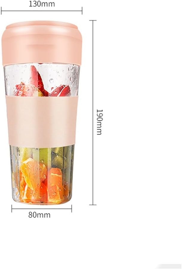 Household Portable Fruit Small Student Dormitory Charging Electric Mini Juicer Cup Fried Juice(Onecolor)