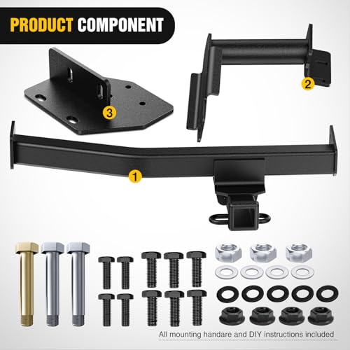 Image of Nilight 2 inch Receiver Tow Hitch for 2020-2025 KIA Telluride All Styles
