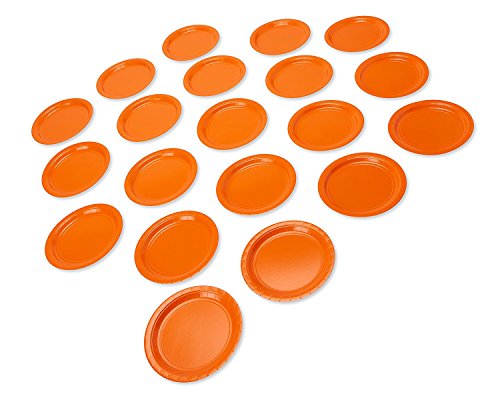 Amscan Orange Peel Round Paper Plates - 8.5', 50 Ct #TOP1