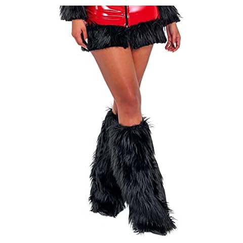 Baynoyia Faux Fur Leg Warmers Cover
