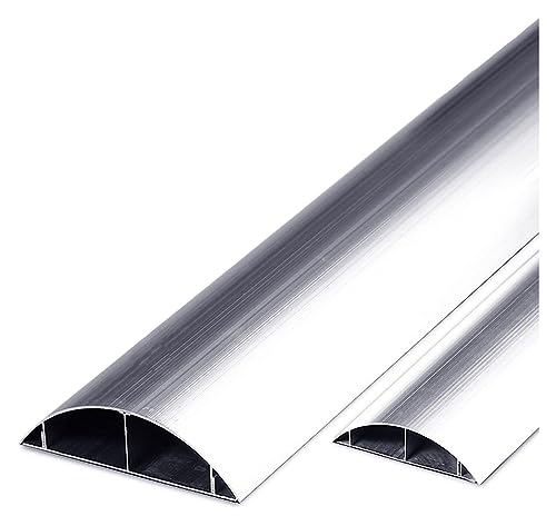 Couvercle de cache-fil de sol auto-adhésif et robuste en alu