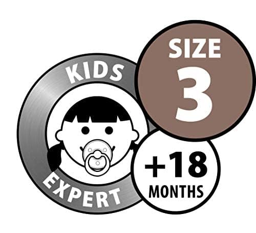 Image of BIBS Pacifiers Colour Collection | Natural Rubber Baby Pacifier | Set of 2 BPA-Free Soothers | Made in Denmark | 18+ Months (Pack of 2) | Vanilla