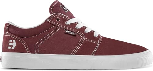 Etnies Men's Barge LS Low Top Skate Shoe, Maroon, 9.5