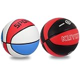 KUYOTQ 2PCS Kids Youth Toddlers Size 4 Basketball 25.5' Premium Rubber in Pairs in& Outdoor for Boys Girls Kids Youth Game Sports Basketball Gifts