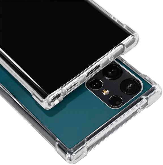 Skinit Clear Phone Case Compatible with Galaxy S22 Ultra - Officially Licensed NFL Philadelphia Eagles Super Bowl LIX Champions Design