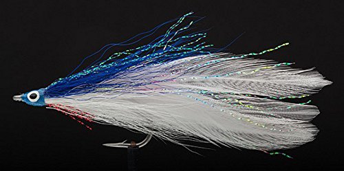 Kingfisher Fly Fishing Umpqua Deceiver Wht/Blue 1/0-3 Pk #TOP11