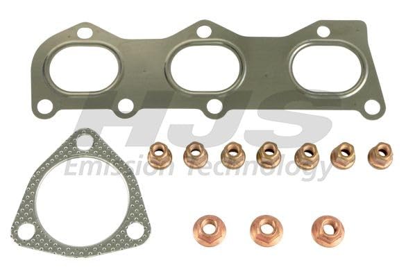 HJS 82 11 3286 Montagesatz Katalysator Kompatibel mit VW POLO 9N