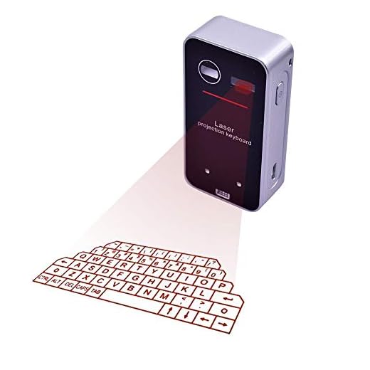 MOJO Bluetooth Wireless Laser Projection Virtual Keyboard Portable Full-Size Keypad