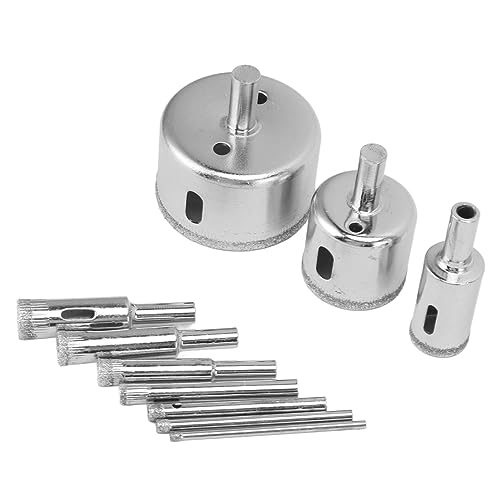 Juego de brocas diamantadas para vidrio y cerámica 10 piezas miniatura 7