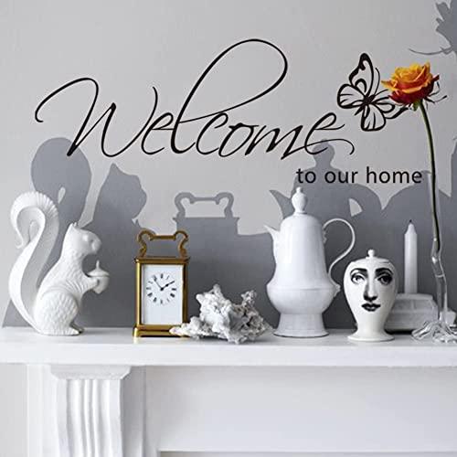 Welcome to our home - Adesivo da parete, motivo