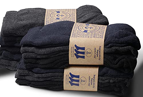 Yacht & Smith Mens and Womens Thermal Winter Socks, Warm Cold Resistant Bulk Pack3