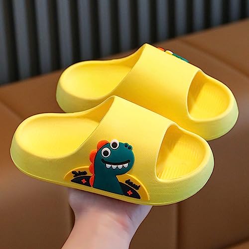 Generic Dinosaur Slippers for Boys Girls Anti-Slip Cute Cartoon Thick Sole Sandals Toddler Kids Garden Pool Beach Kid Shoes3