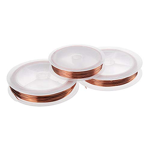 Tuoservo - Rollo de cable de soldadura de alambre de cobre esmaltado (25 m, 0,4 mm)