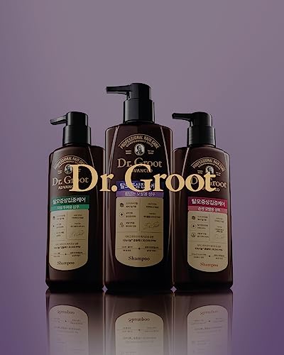 Dr. Groot Intensive Care Hair Loss Control & Volumizing Shampoo For Thin Hair By Lg Beauty (400 Ml/13.53 Fl Oz) - All Men And Women Hair Types For Hair Loss And Hair Thickening. Biotin, Collagen & Retinol. #TOP6