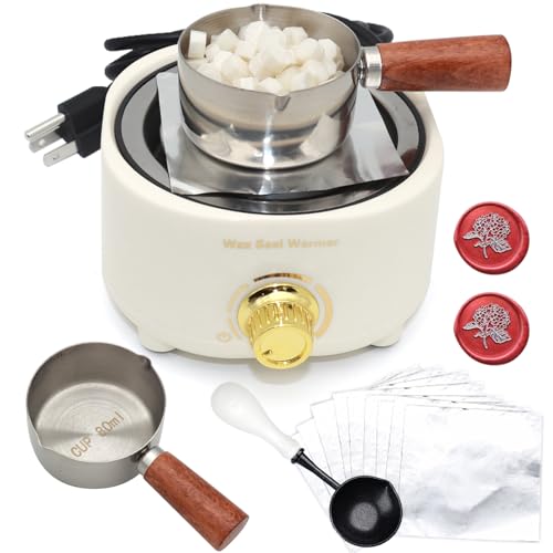 Four à cire électrique et grande cuillère de 80 ml pour fusion rapide