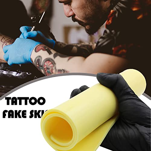 Sotica 3Mm Blank Tattoo Skin - 5Pcs Tattoo Practice Skins 8”×12” Fake Tattoo Skin Double Sides Tattoo Skin Practice Soft And Microblading Practice Skin For Beginners And Experienced Artists Tattoo Supplies #TOP5