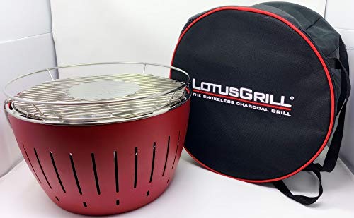 LotusGrill   Juego de parrilla que incluye carne pura y BBQ Rub Hallinger y toldo de transporte.