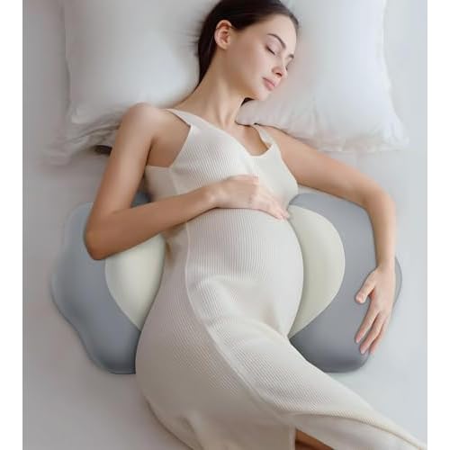 Memory Foam Pregnancy Pillows for Sleeping, Side Sleeper Maternity Pillow Support for Back Belly HIPS, Adjustable Wedge Pillow for Pregnant Women, Side Sleeping Pregnant Pillows with Pillowc