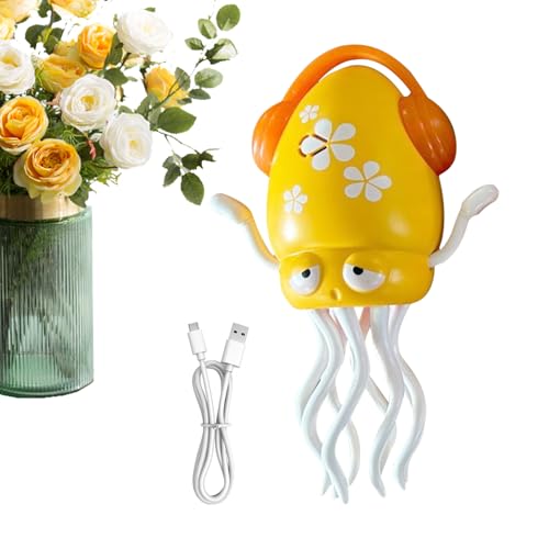 電動這生するタコのおもちゃ - LEDライトと音楽付きの発達支援タコ - 教室や幼稚園 旅行 室内 学習 家庭用 プレイルーム向けスマートトイ,リビングルームや寝室でも楽しめる