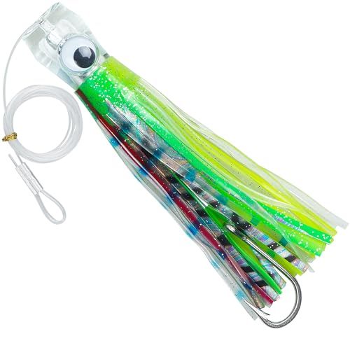 Saltwater Trolling Lures for Tuna Mahi Marlin Dolphin Durado Wahoo Trolling Skirted Offshore Big...