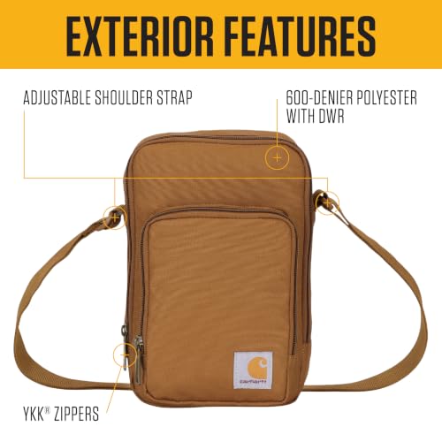 Image of Carhartt Crossbody Zip Bag, Durable, Adjustable Crossbody Bag with Zipper Closure for Men and Women