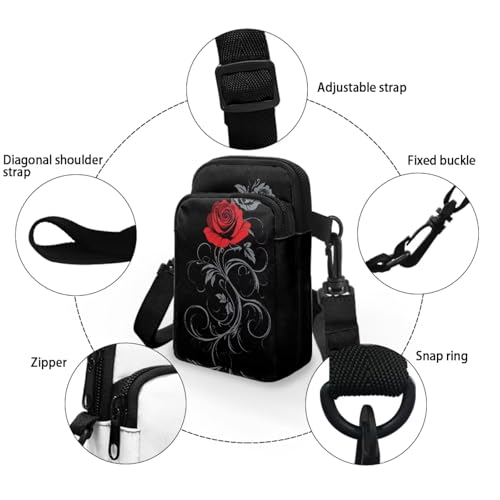 Image of Lightweight Small Crossbody Bags Cell Phone Purses Travel Pouch Shoulder Bag for Women