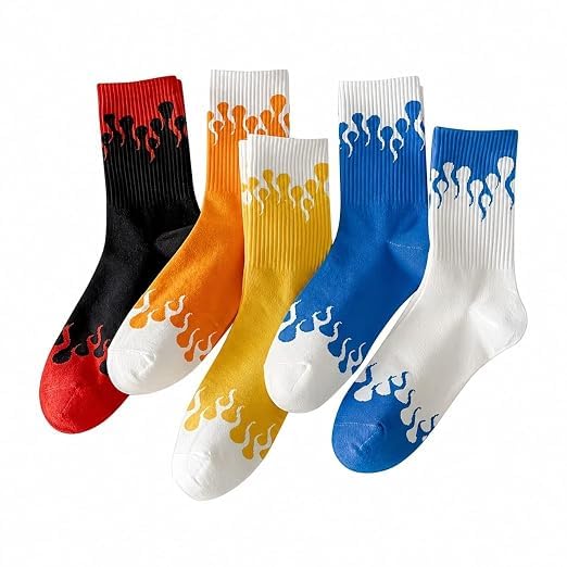 cookiffy Men's Premium Cotton Cushion Ankle Socks | Advanced Breathable Sports Short Socks with Heel Tab | Low Cut Running Gym Color Block & Striped Sneaker Socks Combo - Pack of 5 (Multicolor)-picture-40