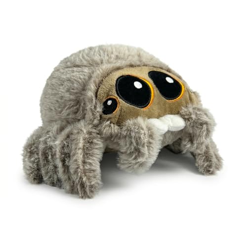 ZonHoriz Spider Plush Toy 7.87in Cute Jumping Spider Stuffed Animal Soft Cartoon Plush for Kids Desk Decor & Gift