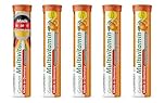Multivitamin - 5 x 20 effervescent Tablets - Orange Flavor - T&D Pharma German Multivitamin - Made in Germany