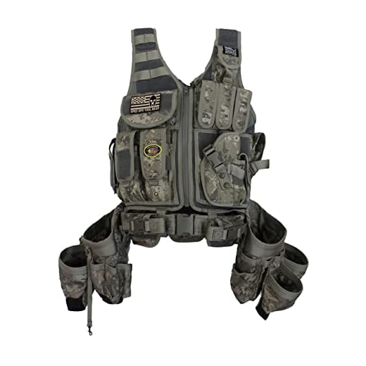 Special Operations Tool Gear Weekend Warrior (Finish Carpenter) Tactical Tool Vest (Digital Camo)