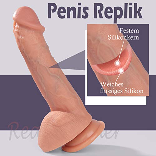 Dildo Selove Realistischer mit Starkem Saugnapf für Erwachsene