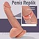 22CM Dildo - Weichen Zwei Layer Silikon Dildos Echten Venen und Prallen Hoden,Dicker Realistischer Flüssiges Silikon Dildo,Sexspielzeug für Frauen und Männer Echte Penis Nachbildung Gefühls Echt