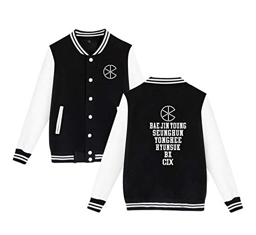 Xkpopfans CIX Baseball Jacket HELLO'Chapter 2 Hoodie Seunghun Hyunsuk BX Sweater Pullover
