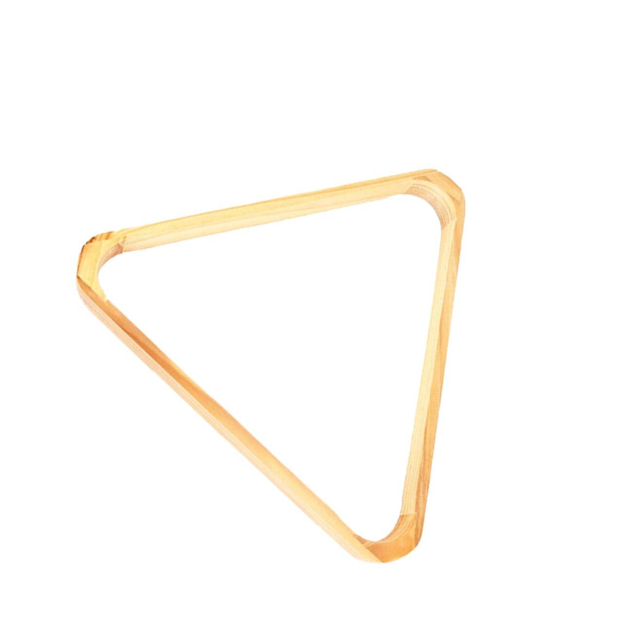 BCOATH Solid Color Wooden Triangle Snooker Rack Sturdy Billiard Tripod Frame Lightweight Pool Table Accessories for Standard Balls Organization