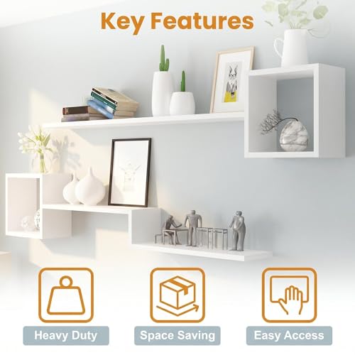 Étagère murale bois robuste pour optimiser les petits salons encombrés - 4